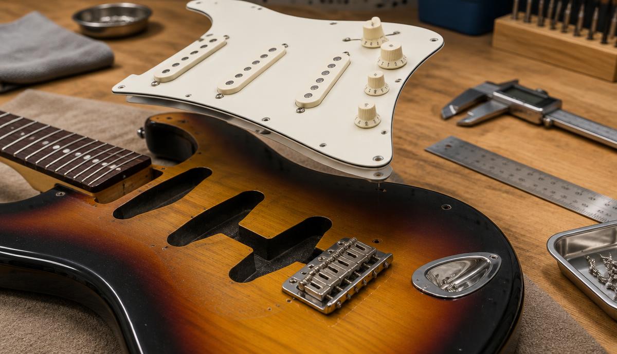 Featured image for That Sinking Feeling When Your New Pickguard Almost Fits
