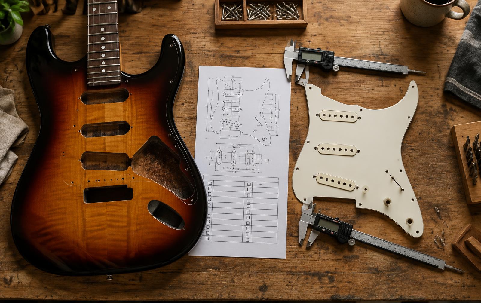 Featured image for Before You Order That Strat Pickguard, Check One Thing